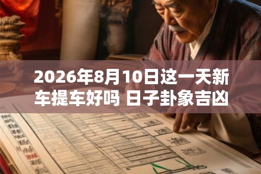 2026年8月10日这一天新车提车好吗 日子卦象吉凶 2026年8月10日这一天新车提车好吗 日子卦象吉凶