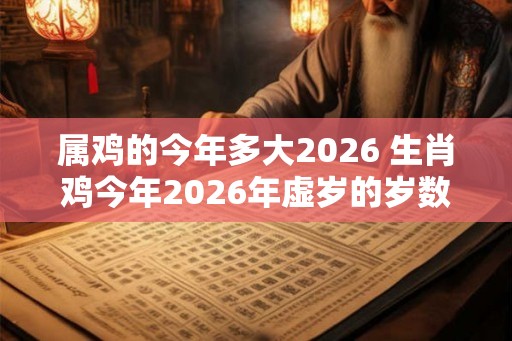 属鸡的今年多大2026 生肖鸡今年2026年虚岁的岁数