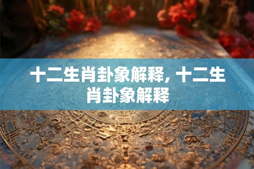 十二生肖卦象解释, 十二生肖卦象解释 十二生肖卦象解释, 十二生肖卦象解释