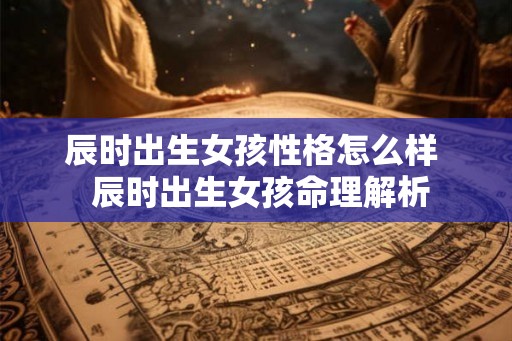 辰时出生女孩性格怎么样  辰时出生女孩命理解析
