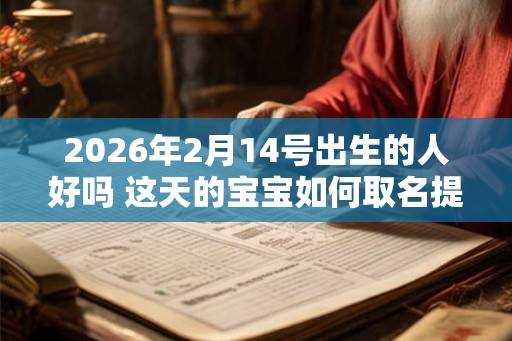 2026年2月14号出生的人好吗 这天的宝宝如何取名提升命局