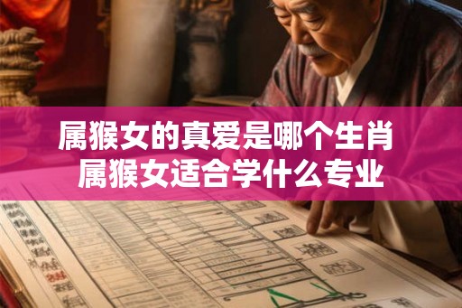 属猴女的真爱是哪个生肖 属猴女适合学什么专业