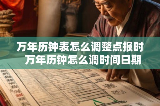 万年历钟表怎么调整点报时  万年历钟怎么调时间日期