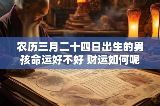 农历三月二十四日出生的男孩命运好不好 财运如何呢 农历三月二十四日出生的男孩命运好不好 财运如何呢