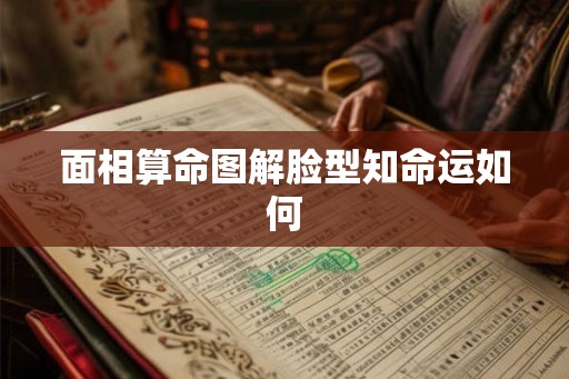 面相算命图解脸型知命运如何 面相算命图解脸型知命运如何