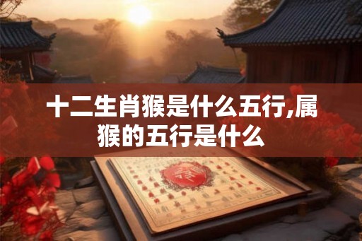 十二生肖猴是什么五行,属猴的五行是什么