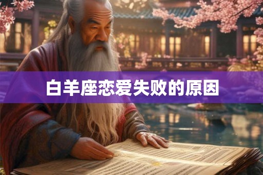 白羊座恋爱失败的原因 白羊座恋爱失败的原因
