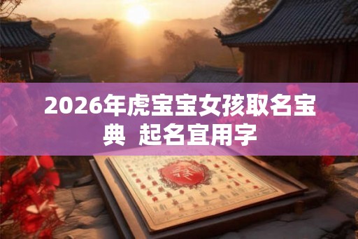 2026年虎宝宝女孩取名宝典 起名宜用字 2026年虎宝宝女孩取名宝典 起名宜用字