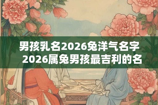男孩乳名2026兔洋气名字 2026属兔男孩最吉利的名字 男孩乳名2026兔洋气名字 2026属兔男孩最吉利的名字