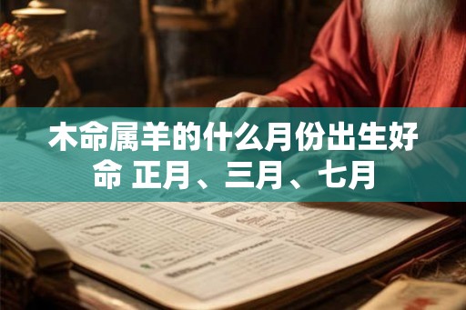 木命属羊的什么月份出生好命 正月、三月、七月 木命属羊的什么月份出生好命 正月、三月、七月