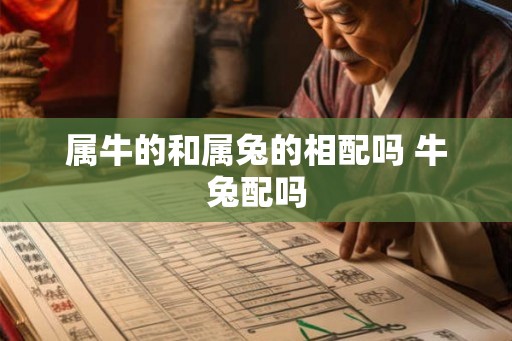 属牛的和属兔的相配吗 牛兔配吗 属牛的和属兔的相配吗 牛兔配吗
