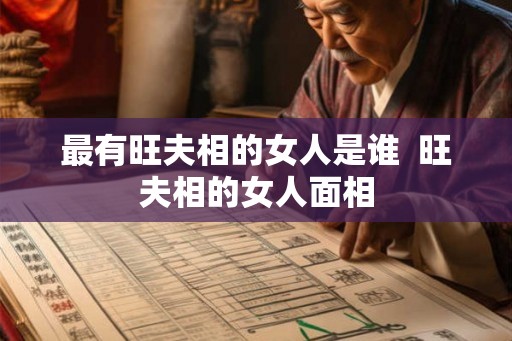 最有旺夫相的女人是谁  旺夫相的女人面相