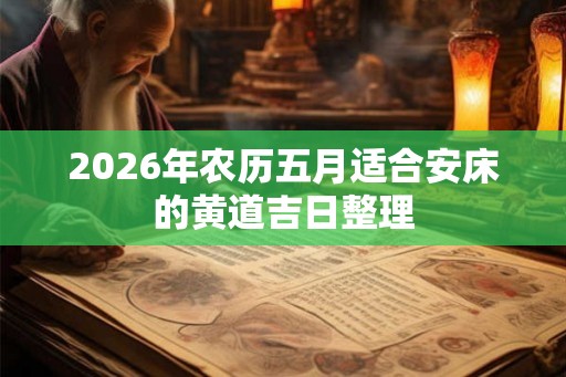 2026年农历五月适合安床的黄道吉日整理