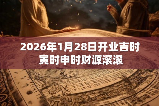 2026年1月28日开业吉时 寅时申时财源滚滚