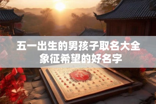 五一出生的男孩子取名大全 象征希望的好名字 五一出生的男孩子取名大全 象征希望的好名字
