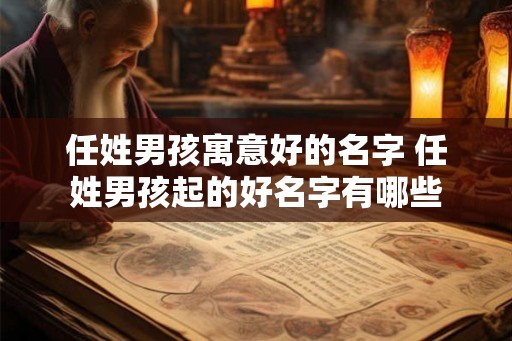 任姓男孩寓意好的名字 任姓男孩起的好名字有哪些