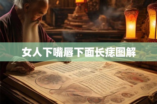 女人下嘴唇下面长痣图解