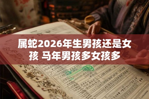 属蛇2026年生男孩还是女孩 马年男孩多女孩多