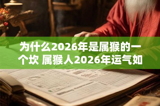 为什么2026年是属猴的一个坎 属猴人2026年运气如何