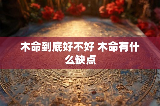 木命到底好不好 木命有什么缺点