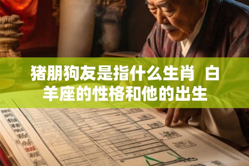 猪朋狗友是指什么生肖  白羊座的性格和他的出生