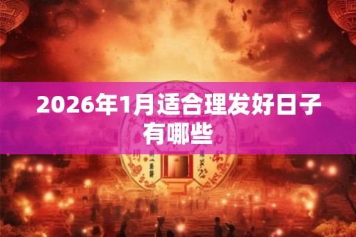 2026年1月适合理发好日子有哪些
