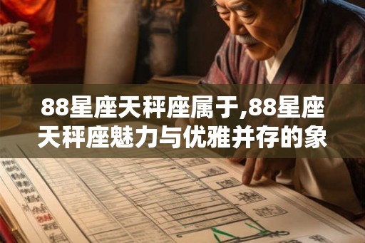 88星座天秤座属于,88星座天秤座魅力与优雅并存的象征