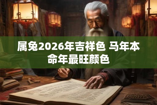 属兔2026年吉祥色 马年本命年最旺颜色 属兔2026年吉祥色 马年本命年最旺颜色