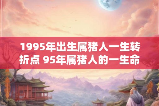 1995年出生属猪人一生转折点 95年属猪人的一生命运