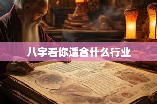 八字看你适合什么行业 八字看你适合什么行业