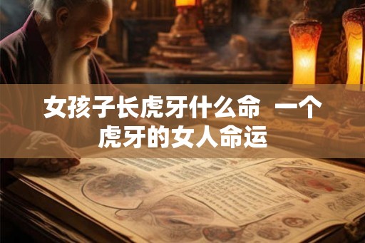 女孩子长虎牙什么命  一个虎牙的女人命运