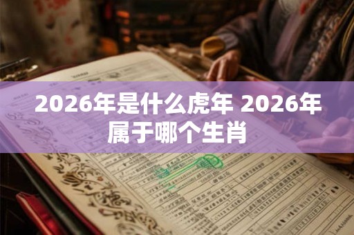 2026年是什么虎年 2026年属于哪个生肖 2026年是什么虎年 2026年属于哪个生肖