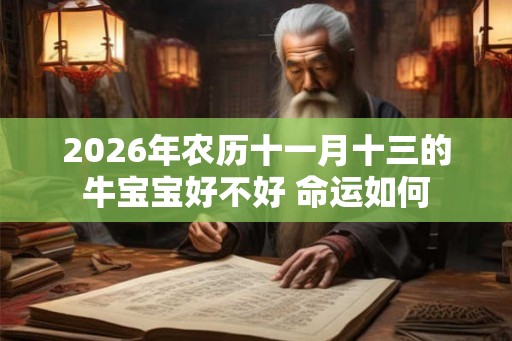 2026年农历十一月十三的牛宝宝好不好 命运如何