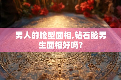 男人的脸型面相,钻石脸男生面相好吗？
