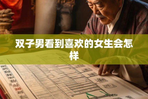 双子男看到喜欢的女生会怎样