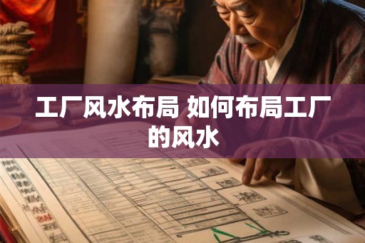 工厂风水布局 如何布局工厂的风水