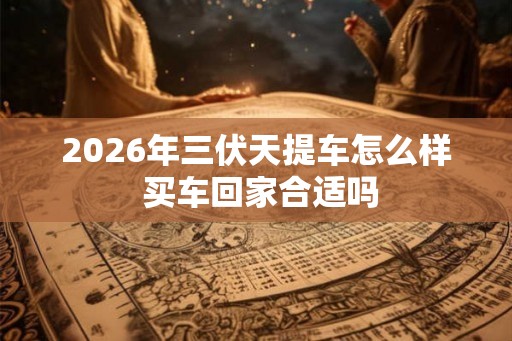 2026年三伏天提车怎么样 买车回家合适吗
