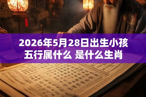 2026年5月28日出生小孩五行属什么 是什么生肖