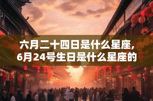 六月二十四日是什么星座,6月24号生日是什么星座的