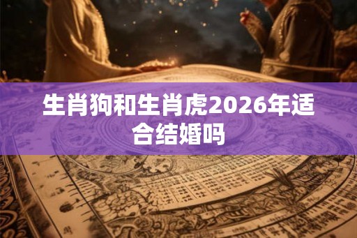 生肖狗和生肖虎2026年适合结婚吗
