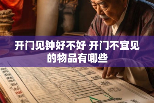 开门见钟好不好 开门不宜见的物品有哪些