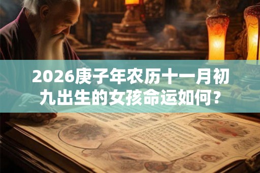 2026庚子年农历十一月初九出生的女孩命运如何？