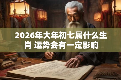 2026年大年初七属什么生肖 运势会有一定影响