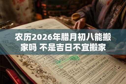 农历2026年腊月初八能搬家吗 不是吉日不宜搬家