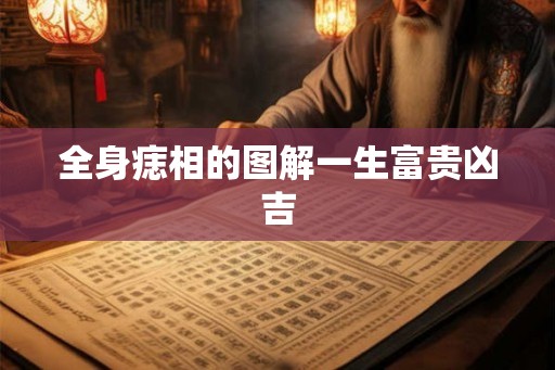 全身痣相的图解一生富贵凶吉