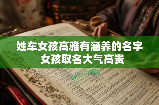 姓车女孩高雅有涵养的名字 女孩取名大气高贵 姓车女孩高雅有涵养的名字 女孩取名大气高贵