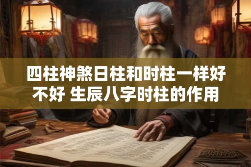 四柱神煞日柱和时柱一样好不好 生辰八字时柱的作用 四柱神煞日柱和时柱一样好不好 生辰八字时柱的作用