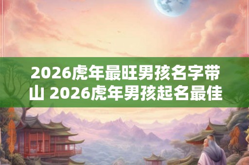 2026虎年最旺男孩名字带山 2026虎年男孩起名最佳字 2026虎年最旺男孩名字带山 2026虎年男孩起名最佳字
