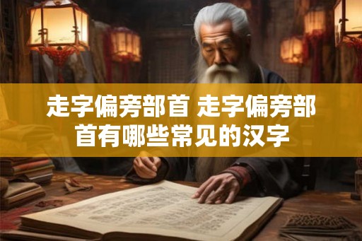 走字偏旁部首 走字偏旁部首有哪些常见的汉字