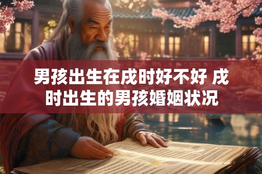 男孩出生在戌时好不好 戌时出生的男孩婚姻状况